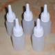 5 x PE Leerflasche rund 25 ml mit Tropfspitze + Schraubverschluss Dosierflasche